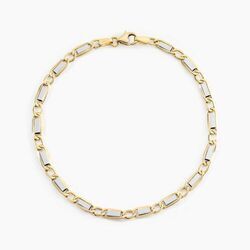 Histoire d'Or Bracelet Danae Plaquette Or Bicolore