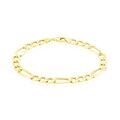 Histoire d'Or Bracelet Or Jaune Maille Altern&eacute;e