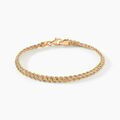 Histoire d'Or Bracelet Cordelia Maille Corde 2 Rangs Or Jaune