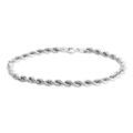 Histoire d'Or Bracelet Cordelia Maille Corde Or Blanc