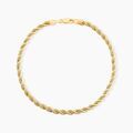 Histoire d'Or Bracelet Cordelia Maille Corde Et Venitienne Or Bicolore