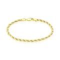 Bracelets sur Grenoble : Histoire d'Or Bracelet Cordelia Maille Corde Et Venitienne Or Bicolore