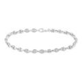 Histoire d'Or Bracelet Dami Maille Grain De Cafe Or Blanc