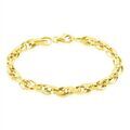 Histoire d'Or Bracelet Aaron Maille Fantaisie Or Jaune