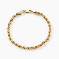 Histoire d'Or Bracelet Cordelia Or Jaune Maille Corde