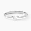 Histoire d'Or Bague Solitaire Veronika Or Blanc Diamant