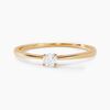 Histoire d'Or Bague Solitaire One Or Jaune Diamant