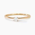 Histoire d'Or Bague Solitaire One Or Jaune Diamant