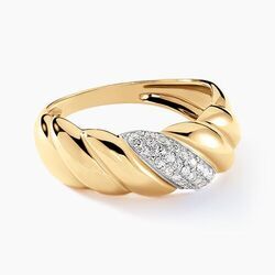 Histoire d'Or Bague Parker Or Jaune Diamant