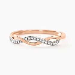Histoire d'Or Bague Alizee Or Rose Diamant
