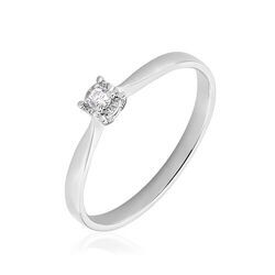 Histoire d'Or Bague Diamotion Or Blanc Diamant