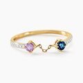 Histoire d'Or Bague Esmerald Rendez-vous Or Jaune Emeraude