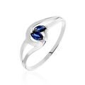 Histoire d'Or Bague Sakina Or Blanc Saphir