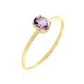 Histoire d'Or Bague Valentino Or Jaune Am&eacute;thyste