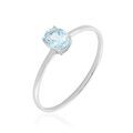 Histoire d'Or Bague Valentino Or Blanc Topaze