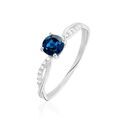 Histoire d'Or Bague Lalia Or Blanc Topaze Et Oxyde De Zirconium