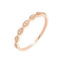 Histoire d'Or Bague Hestia Or Rose Oxyde De Zirconium