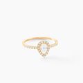 Bagues sur Grenoble : Histoire d'Or Bague Hillevi Or Jaune Oxyde De Zirconium