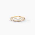 Bagues sur Grenoble : Histoire d'Or Bague Marquise Or Jaune Oxyde De Zirconium