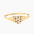 Histoire d'Or Bague Bomb Lover Or Jaune Oxyde De Zirconium