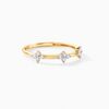 Histoire d'Or Bague Eclosion Precieuse Or Jaune Oxyde De Zirconium