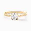 Histoire d'Or Bague Cymbeline Or Jaune Oxyde De Zirconium
