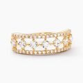Histoire d'Or Bague The Crown Or Jaune Oxyde De Zirconium