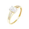 Histoire d'Or Bague Solitaire Fallon Or Jaune Oxyde De Zirconium