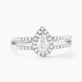 Histoire d'Or Bague Hildana Or Blanc Oxyde De Zirconium