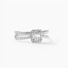 Histoire d'Or Bague Twila Or Blanc Oxyde De Zirconium