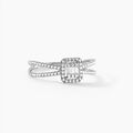 Histoire d'Or Bague Twila Or Blanc Oxyde De Zirconium