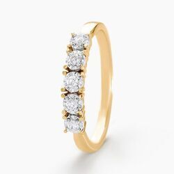 Histoire d'Or Alliance Diamotion Or Blanc Diamant