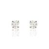 Histoire d'Or Boucles D'oreilles Puces One Platine Blanc Diamant
