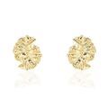 Histoire d'Or Boucles D'oreilles Puces Organic Plaqu&eacute; Or Jaune