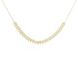 Histoire d'Or Collier Plaqu&eacute; Or Jaune Jay