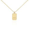 Histoire d'Or Collier Plaqu&eacute; Or Quintien