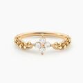 Histoire d'Or Bague Serenity Plaque Or Jaune Oxyde De Zirconium