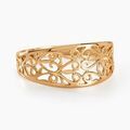 Histoire d'Or Bague Tyfene Plaqu&eacute; Or Jaune