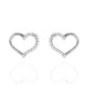 Histoire d'Or Boucles D'oreilles Puces Salona Argent Blanc Oxyde De Zirconium
