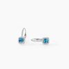 Histoire d'Or Boucles D'oreilles Pendantes Rio Argent Blanc Oxyde De Zirconium
