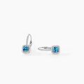 Histoire d'Or Boucles D'oreilles Pendantes Rio Argent Blanc Oxyde De Zirconium