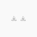 Histoire d'Or Boucles D'oreilles Puces Thylane Argent Blanc Oxyde De Zirconium