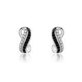 Histoire d'Or Boucles D'oreilles Puces Liraz Argent Blanc Oxyde De Zirconium