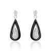 Histoire d'Or Boucles D'oreilles Pendantes Marina Cera Argent C&eacute;ramique Et Oxyde