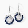Histoire d'Or Boucles D'oreilles Pendantes Grizzel Argent Blanc C&eacute;ramique Oxyde