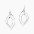 Histoire d'Or Boucles D'oreilles Pendantes Charlyn Argent Blanc