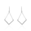 Histoire d'Or Boucles D'oreilles Argent Blanc Lakia