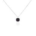 Histoire d'Or Collier Mani Argent Blanc Agate
