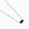Histoire d'Or Collier Serafine Argent Blanc Malachite Oxyde De Zirconium
