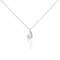 Colliers sur Grenoble : Histoire d'Or Collier Indian Drop Argent Blanc Oxyde De Zirconium